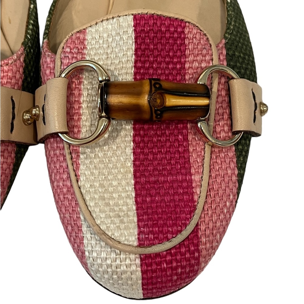 Gucci Bamboo Bitt Slipper Mules - Picture 6 of 11